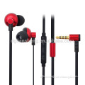 High quality fashion mobile stereo metal earphone with mic